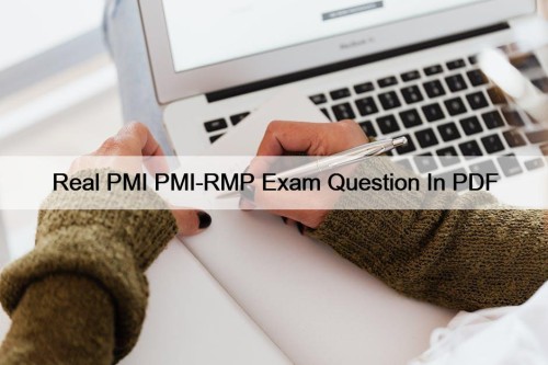 Real PMI PMI-RMP Exam Question In PDF